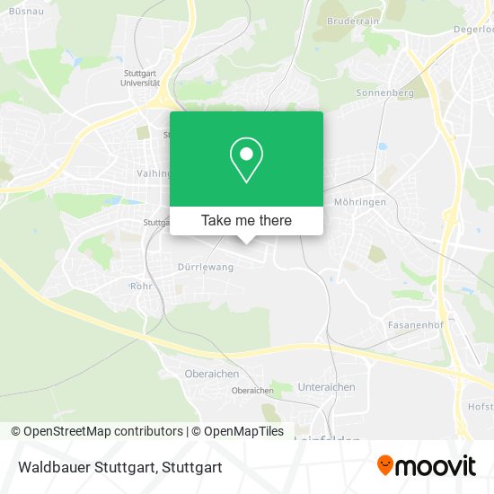 Карта Waldbauer Stuttgart