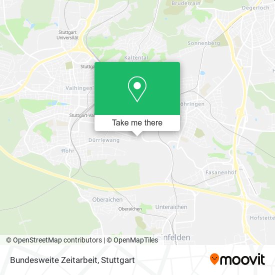 Bundesweite Zeitarbeit map