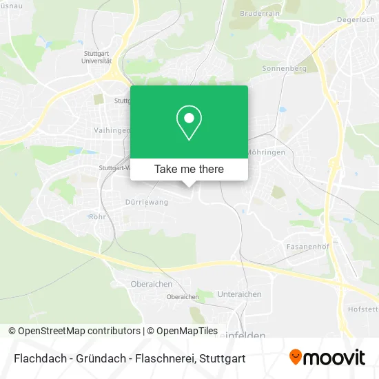 Карта Flachdach - Gründach - Flaschnerei