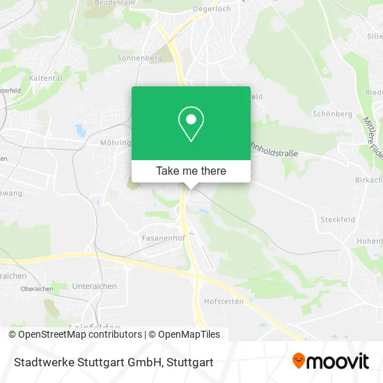 Карта Stadtwerke Stuttgart GmbH