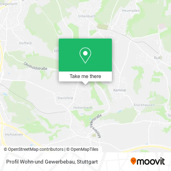 Карта Profil Wohn-und Gewerbebau