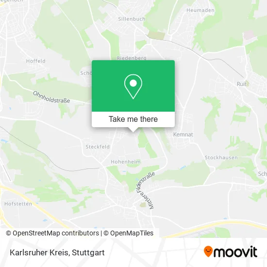 Карта Karlsruher Kreis