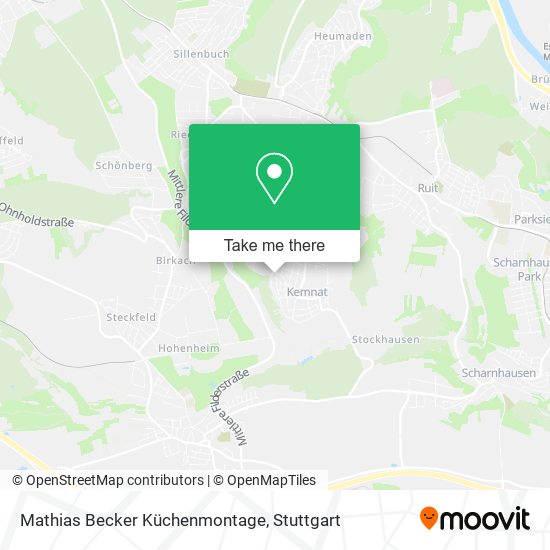 Карта Mathias Becker Küchenmontage