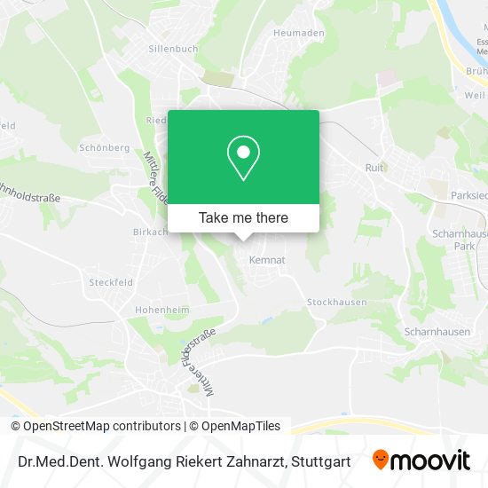 Dr.Med.Dent. Wolfgang Riekert Zahnarzt map