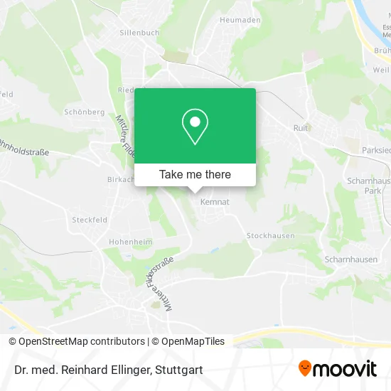 Карта Dr. med. Reinhard Ellinger