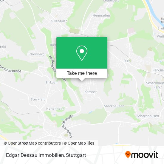 Edgar Dessau Immobilien map