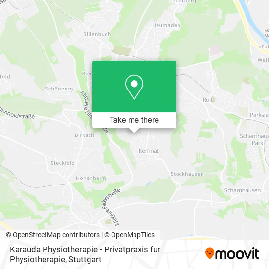 Карта Karauda Physiotherapie - Privatpraxis für Physiotherapie