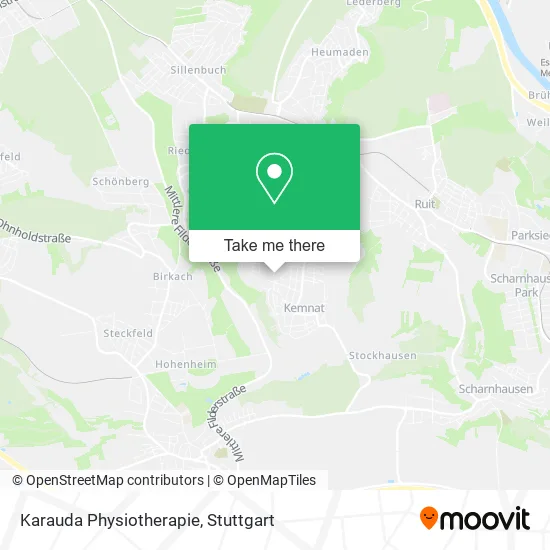 Карта Karauda Physiotherapie