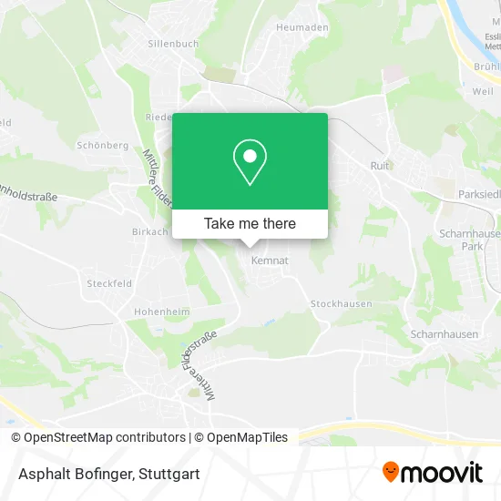 Карта Asphalt Bofinger