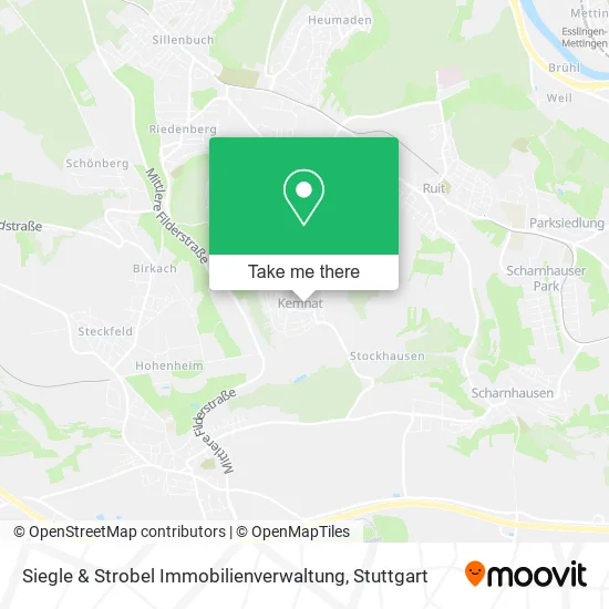 Карта Siegle & Strobel Immobilienverwaltung