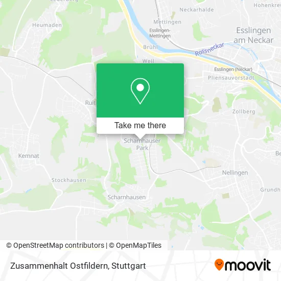 Карта Zusammenhalt Ostfildern