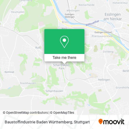 Baustoffindustrie Baden Württemberg map