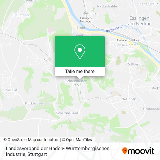 Карта Landesverband der Baden- Württembergischen Industrie