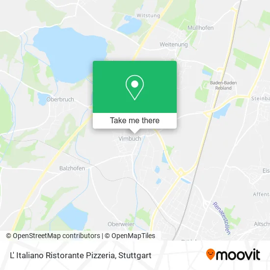 Карта L' Italiano Ristorante Pizzeria