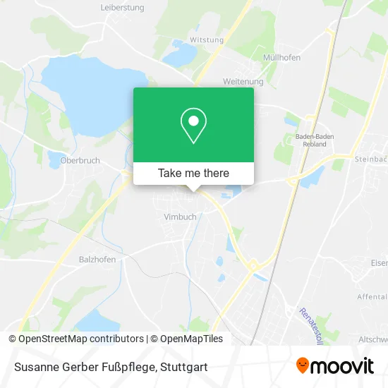 Карта Susanne Gerber Fußpflege