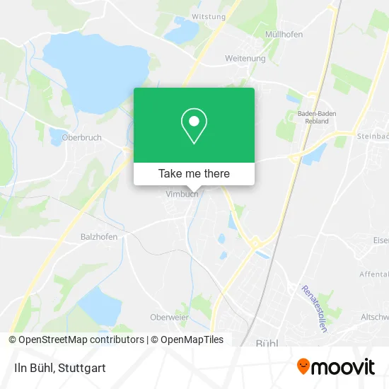 Карта Iln Bühl