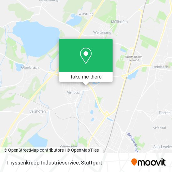 Thyssenkrupp Industrieservice map