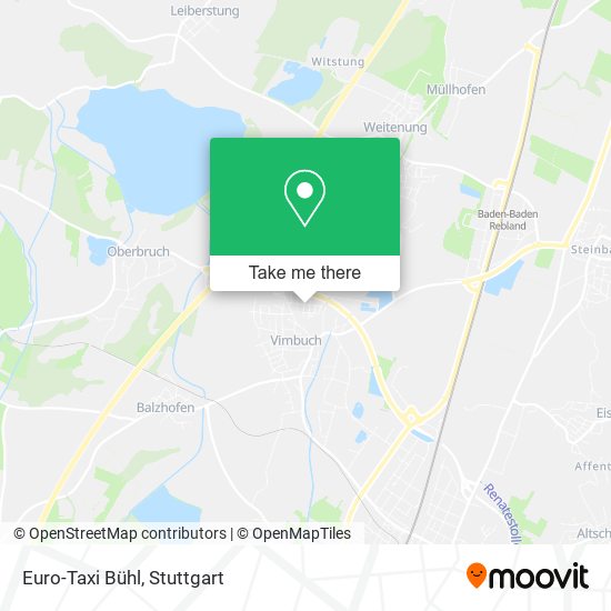Euro-Taxi Bühl map