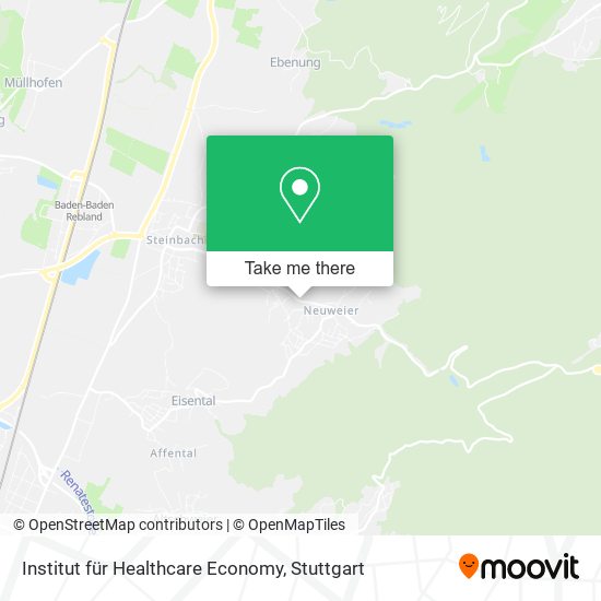Institut für Healthcare Economy map