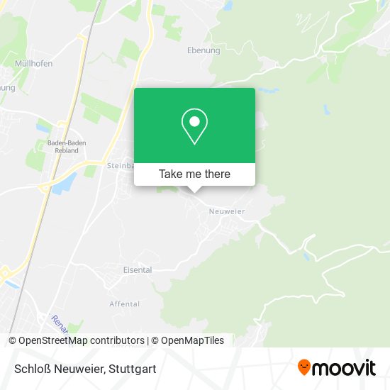 Schloß Neuweier map