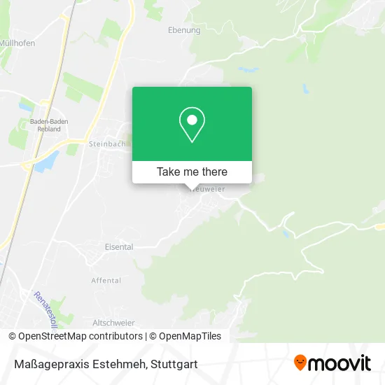 Карта Maßagepraxis Estehmeh