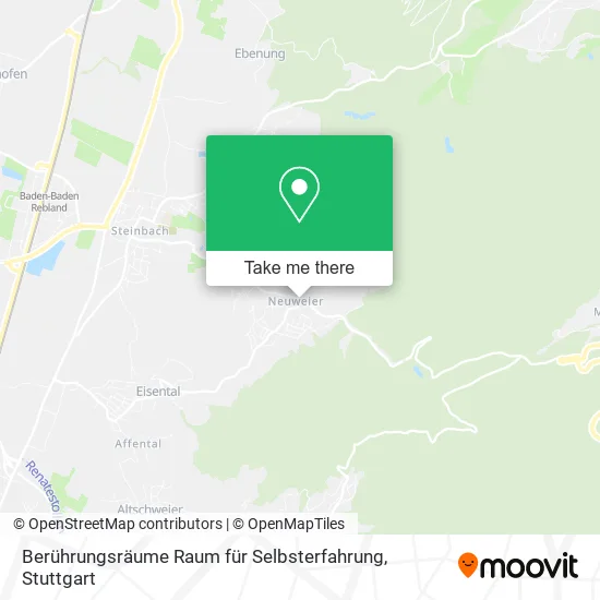 Карта Berührungsräume Raum für Selbsterfahrung