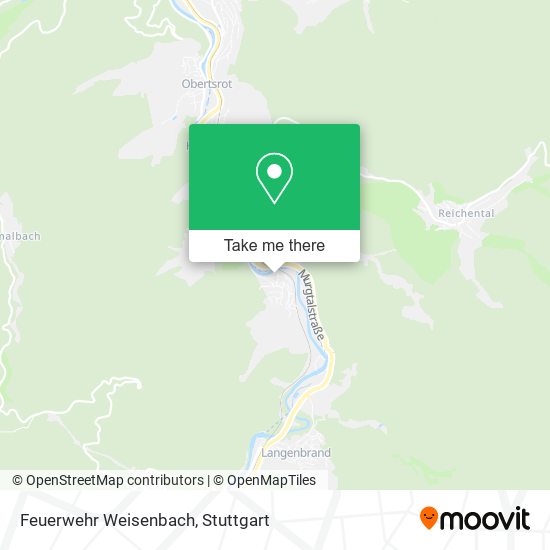 Feuerwehr Weisenbach map