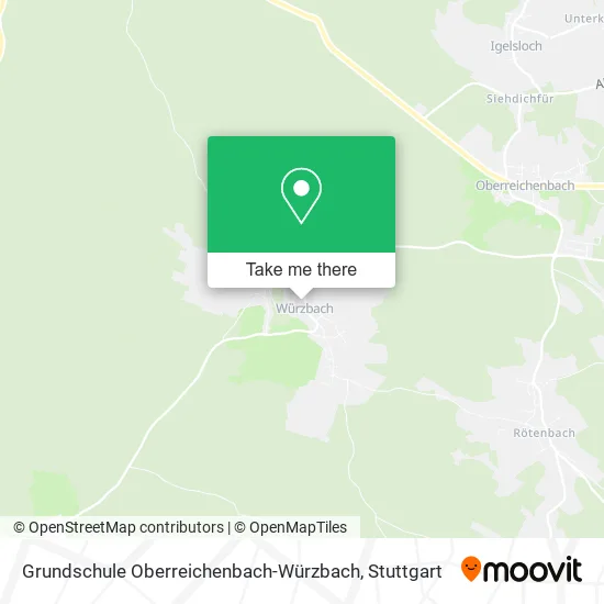 Карта Grundschule Oberreichenbach-Würzbach