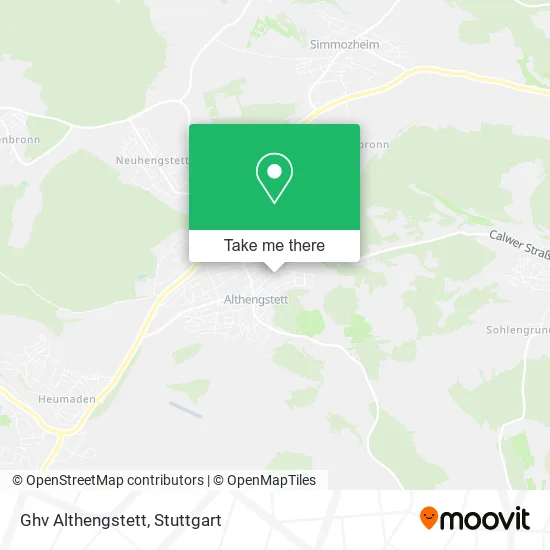 Карта Ghv Althengstett