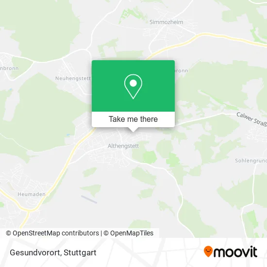 Карта Gesundvorort