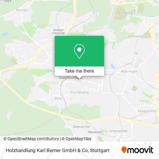 Holzhandlung Karl Berner GmbH & Co map