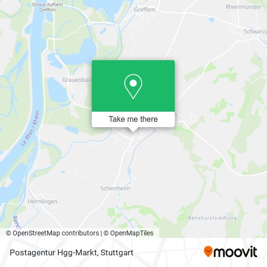 Postagentur Hgg-Markt map