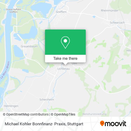 Карта Michael Kohler Bonnfinanz- Praxis