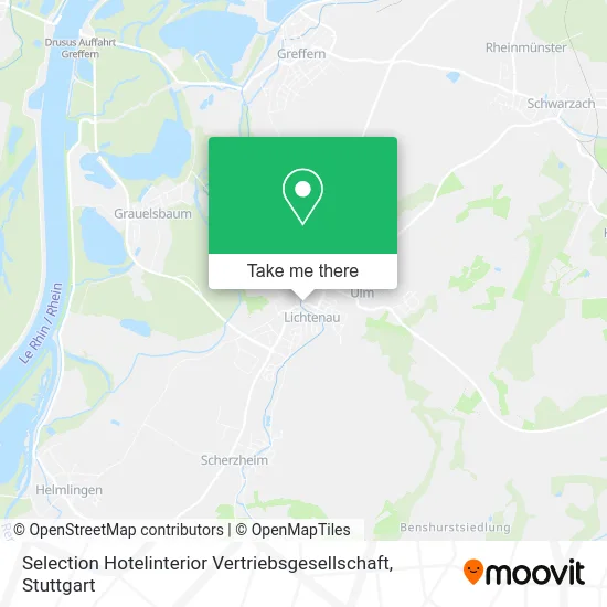 Selection Hotelinterior Vertriebsgesellschaft map