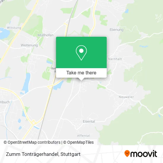 Карта Zumm Tonträgerhandel