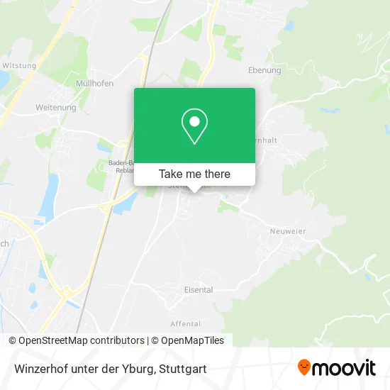 Карта Winzerhof unter der Yburg