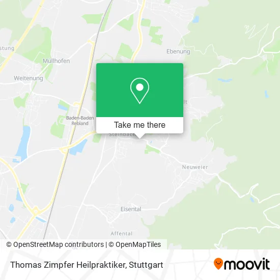 Карта Thomas Zimpfer Heilpraktiker