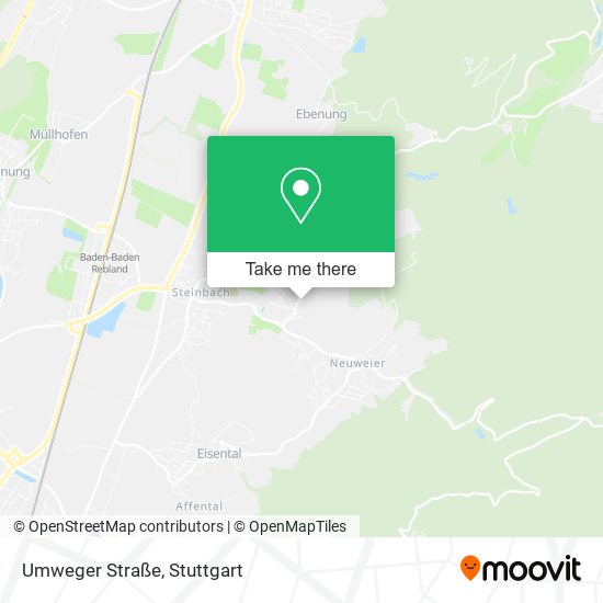 Umweger Straße map