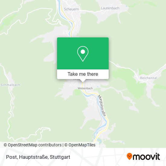 Post, Hauptstraße map