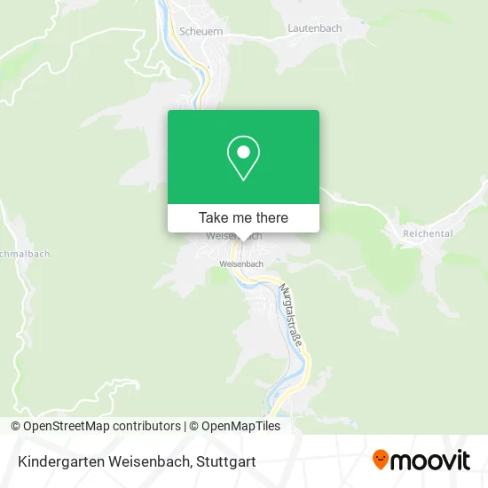 Карта Kindergarten Weisenbach