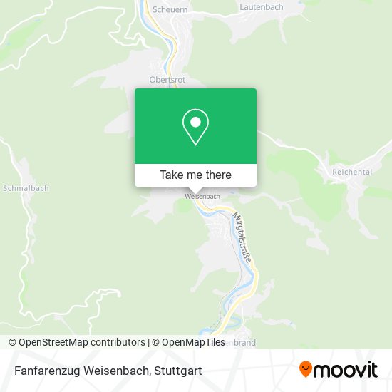 Fanfarenzug Weisenbach map