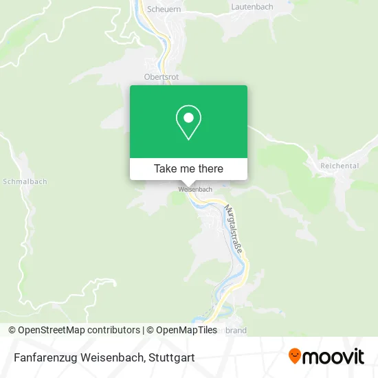 Карта Fanfarenzug Weisenbach