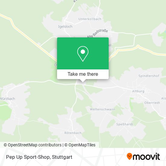 Pep Up Sport-Shop map