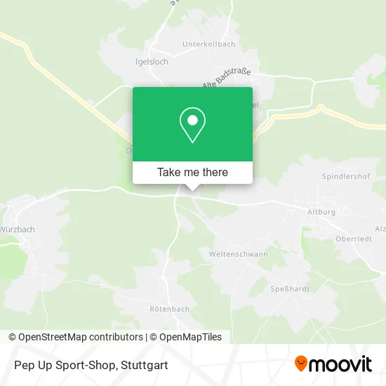 Карта Pep Up Sport-Shop
