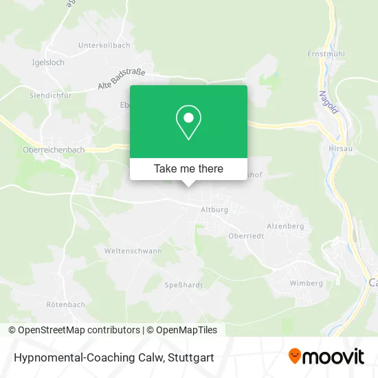 Карта Hypnomental-Coaching Calw