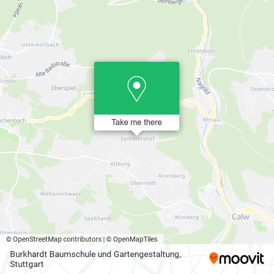 Burkhardt Baumschule und Gartengestaltung map