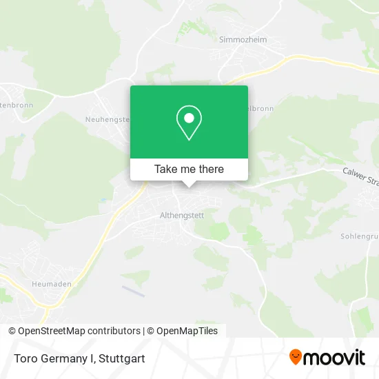 Карта Toro Germany I
