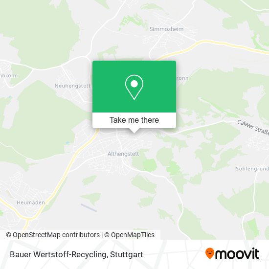 Bauer Wertstoff-Recycling map