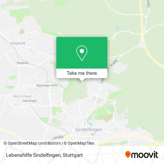 Lebenshilfe Sindelfingen map
