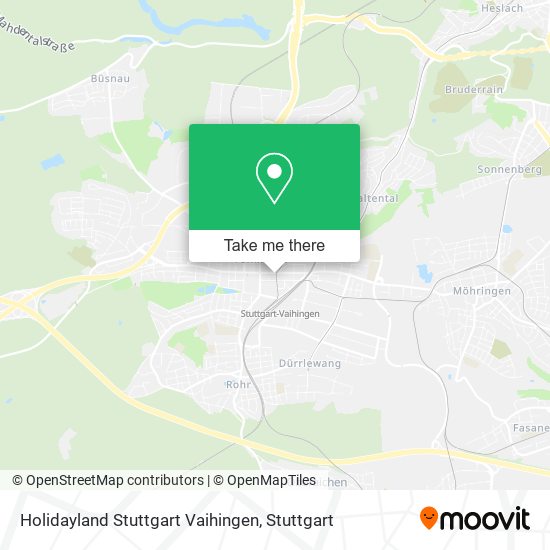 Holidayland Stuttgart Vaihingen map